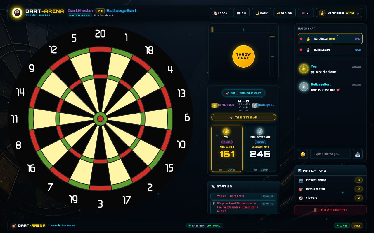 Real-time 1-on-1 matches